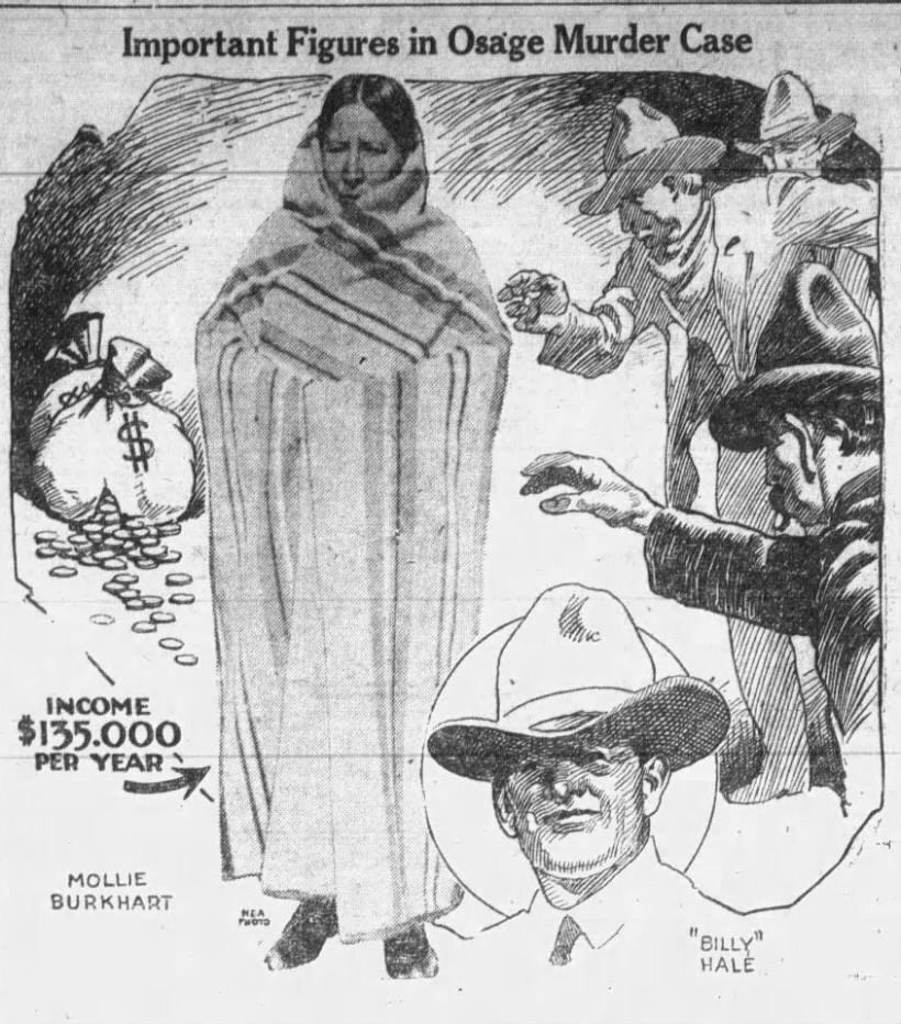 Osage Indian Murders Cartoon