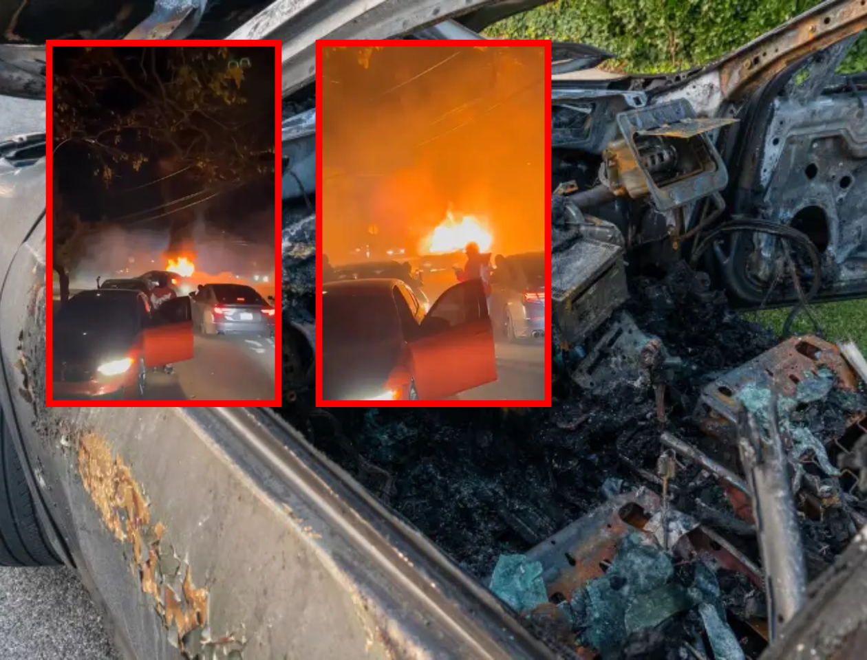 WATCH: Queens Street Chaos: Residents Attacked and Car Set on Fire During Illegal Takeover