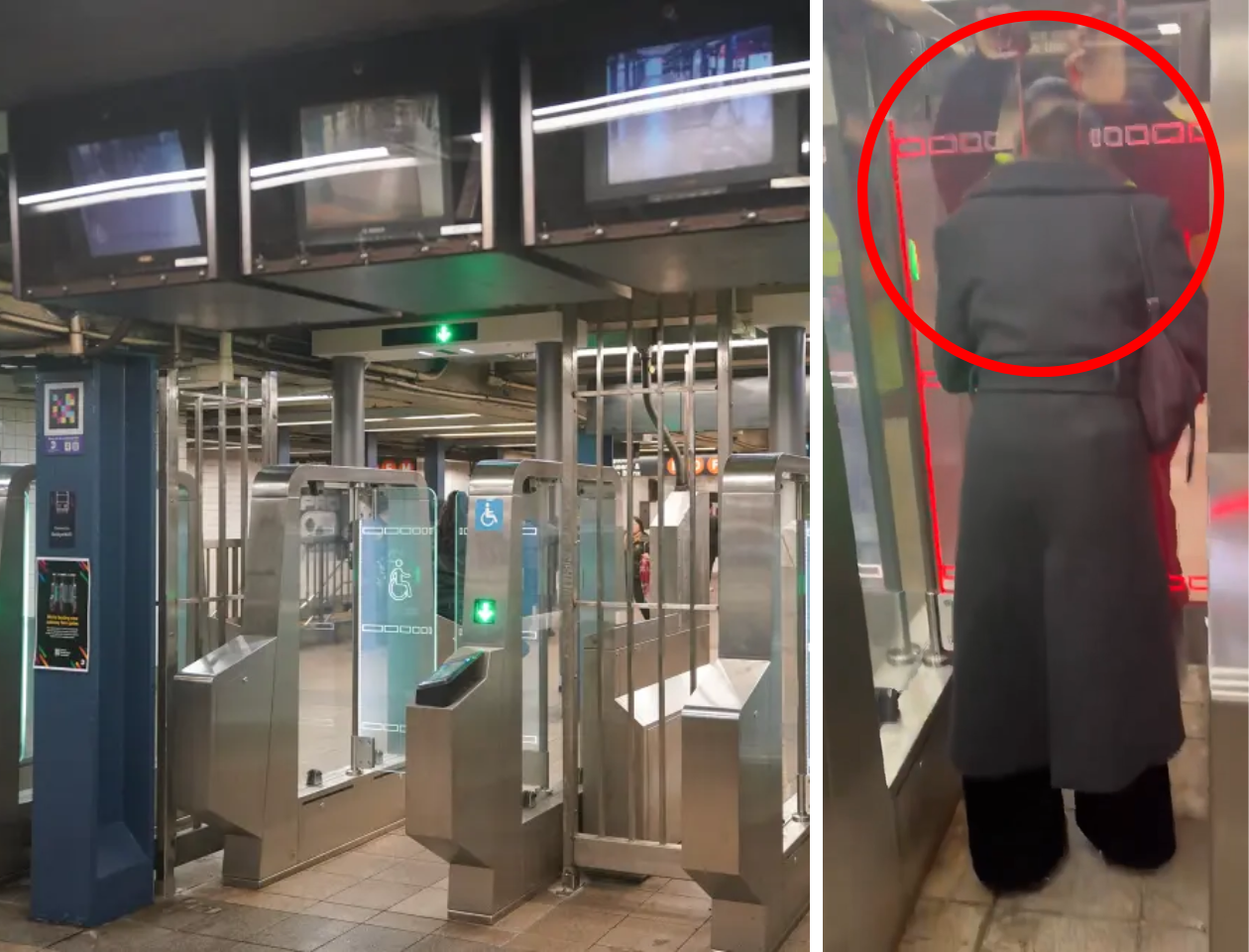 WATCH: Woman Nearly Decapitated By High Tech Subway Gates While Trying To Skip Fare
