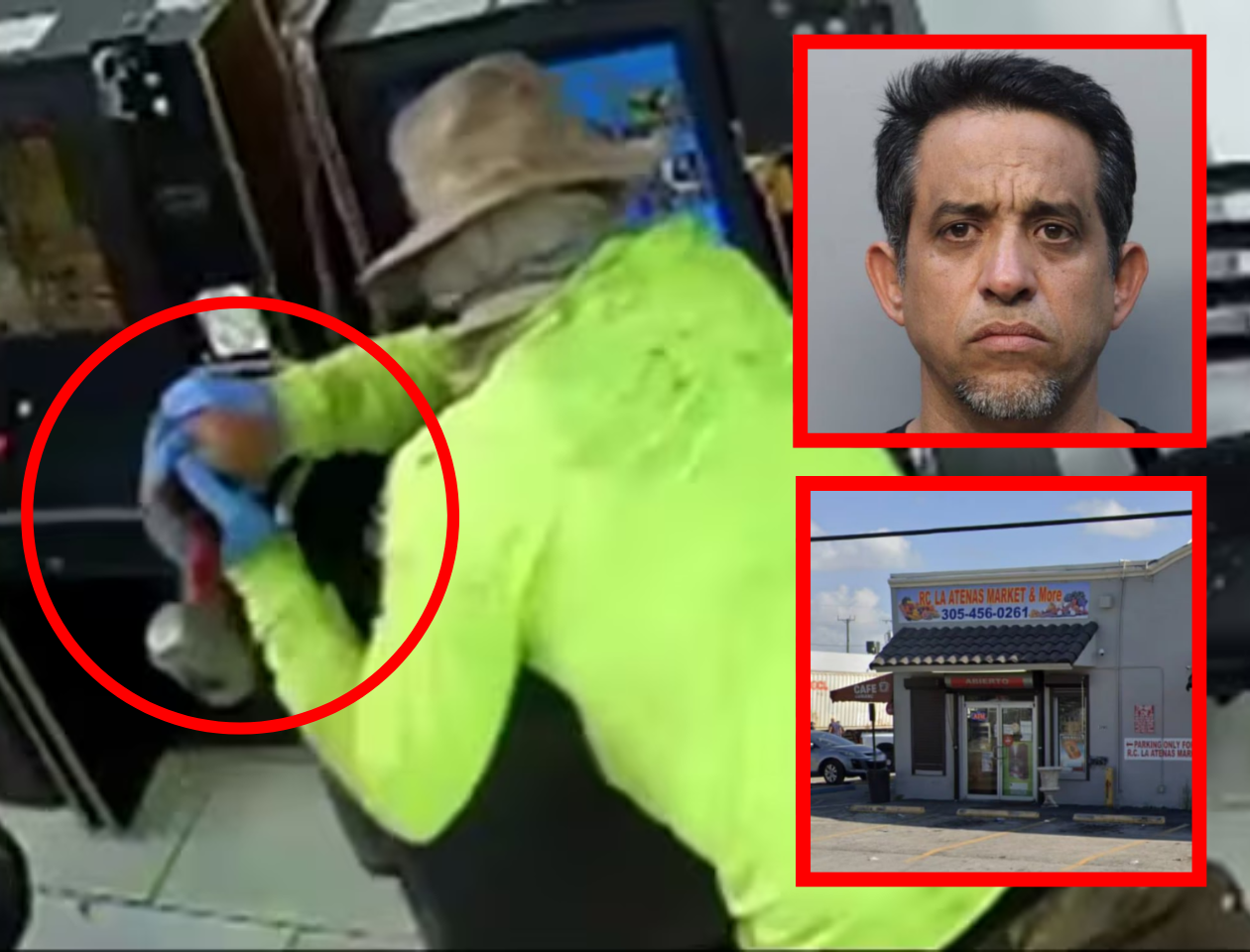 Rage Over Gambling Loss at Hialeah Store Sparks Sledgehammer Robbery, Police Say