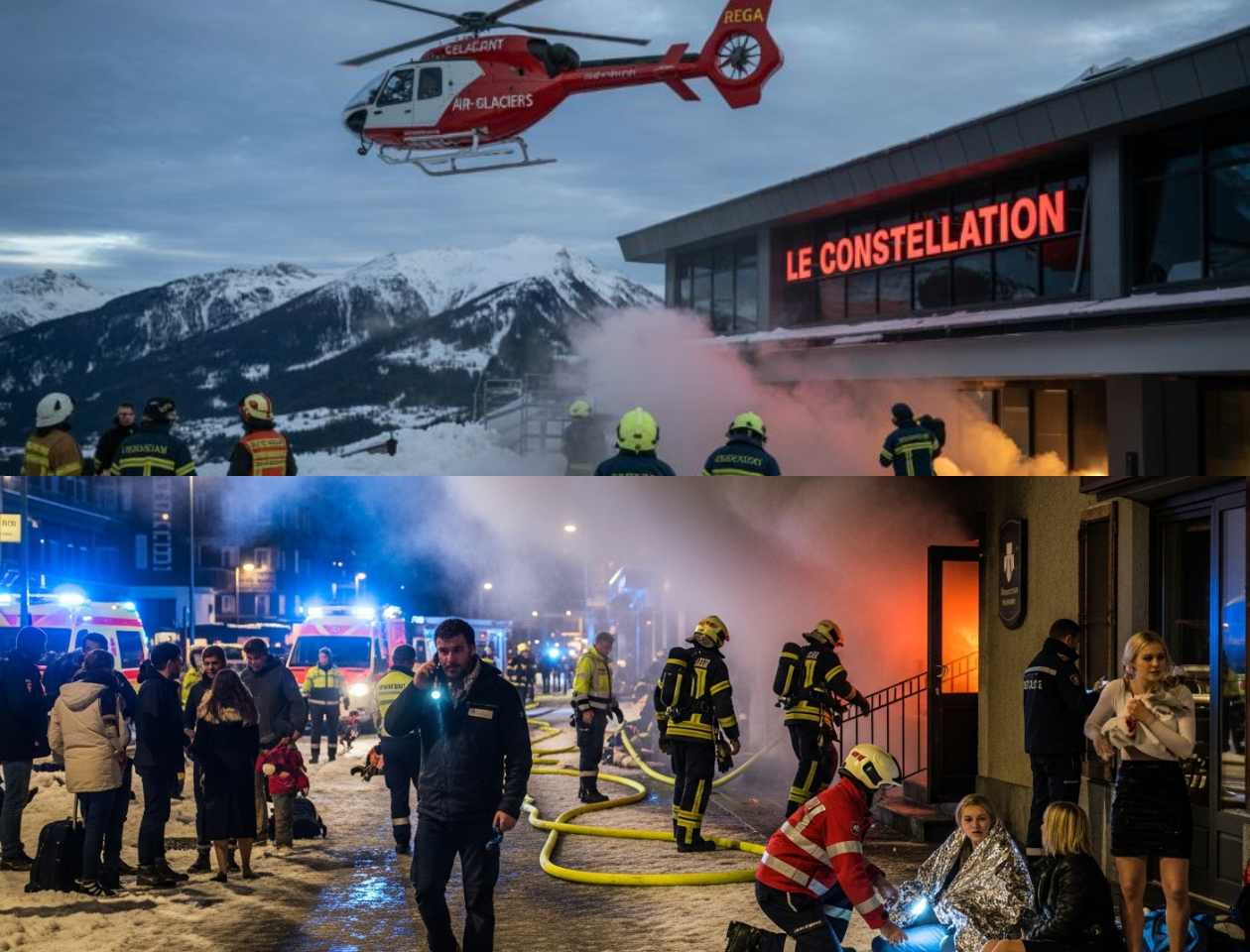 Deadly Inferno Rips Through Swiss Ski Bar, Killing Dozens and Injuring Over 100