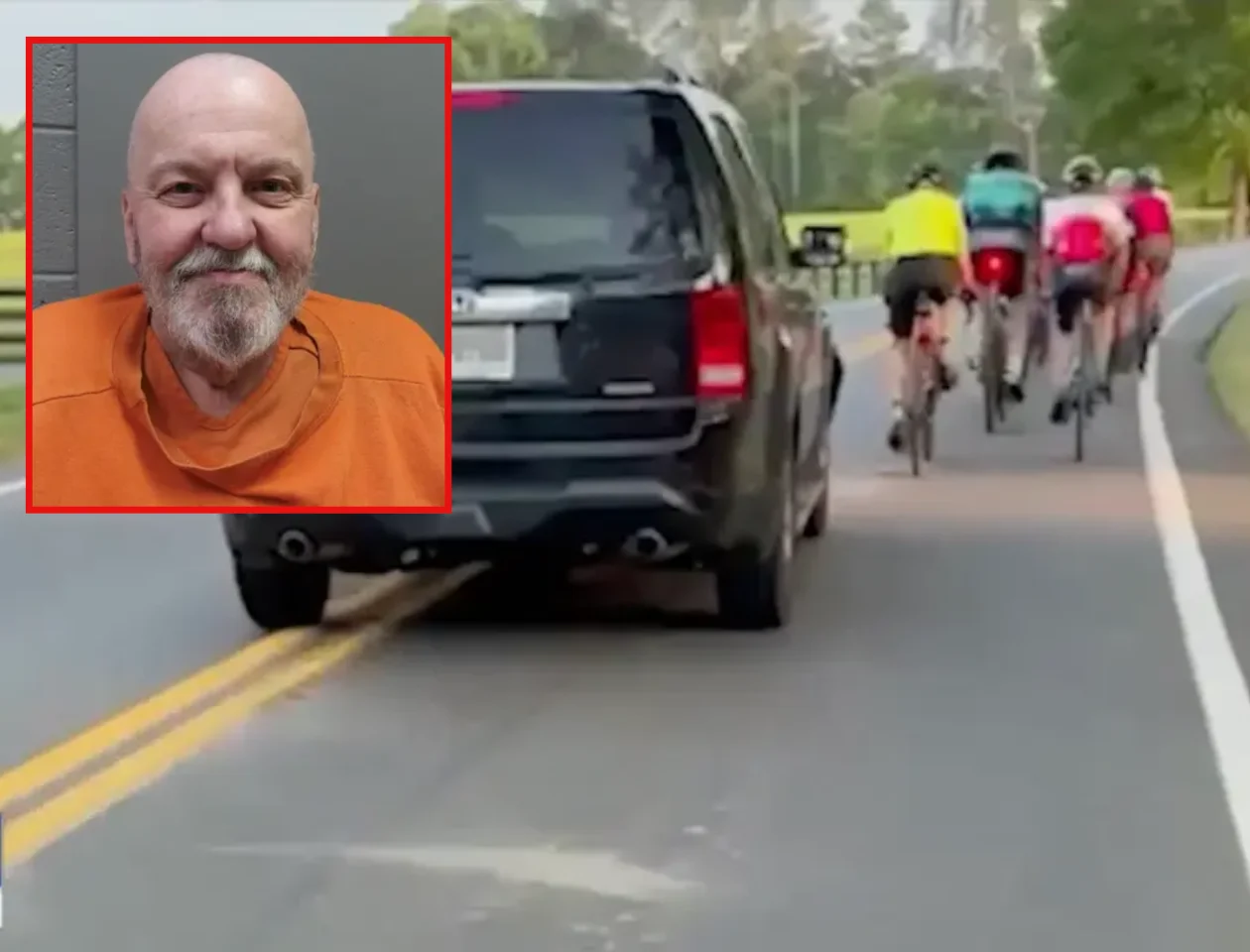 Wild Video Captures Elderly Driver Crashing into Group of Cyclists on Georgia Road