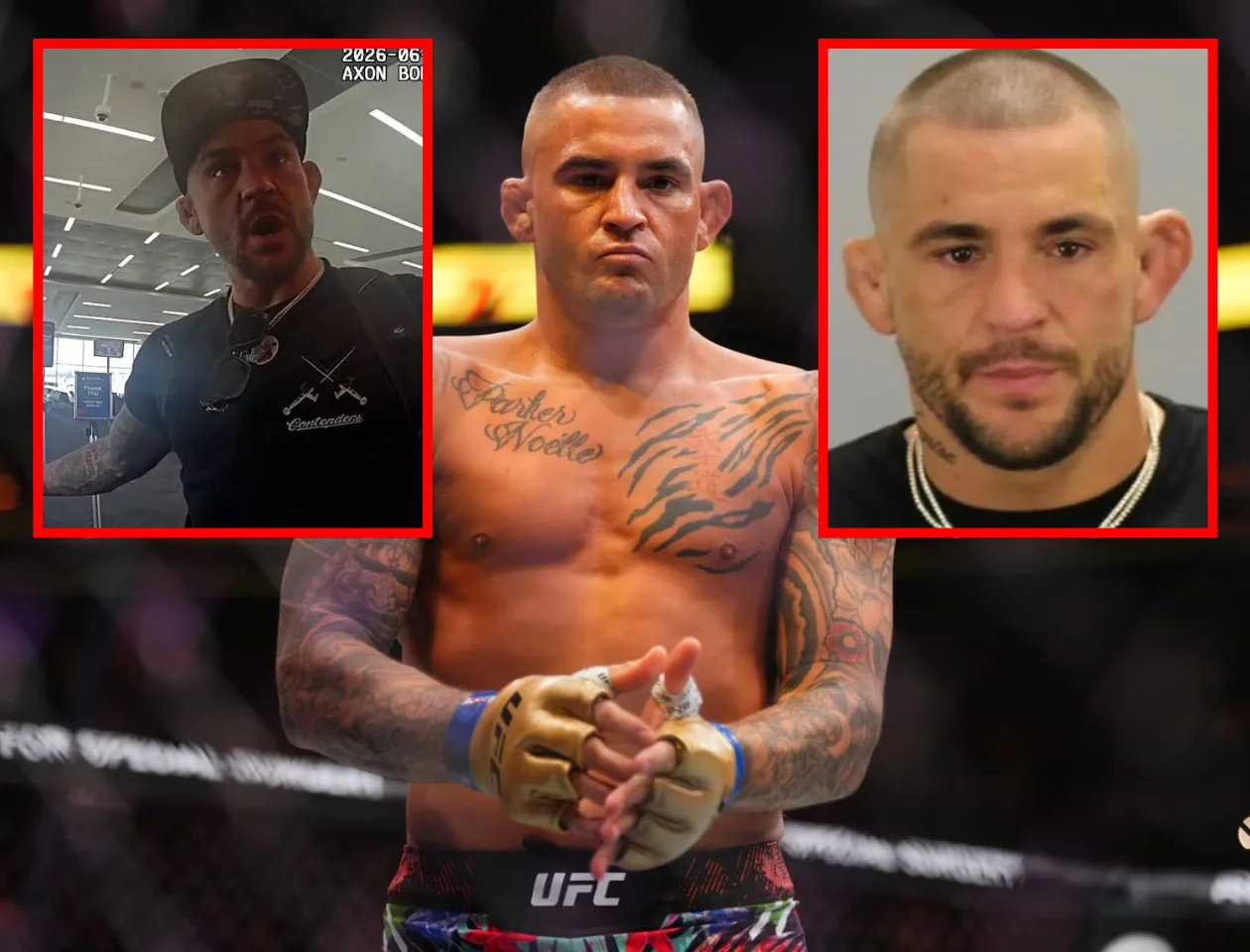 WATCH: Bodycam Shows Dustin Poirier Arrested at Atlanta Airport After Delta Boarding Dispute