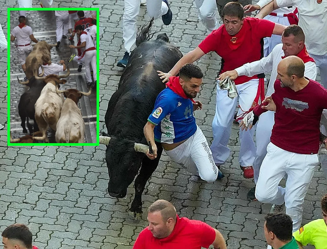 WATCH: Five Runners Injured as the 2026 Pamplona Running of the Bulls Gets Underway — No Gorings on Opening Day
