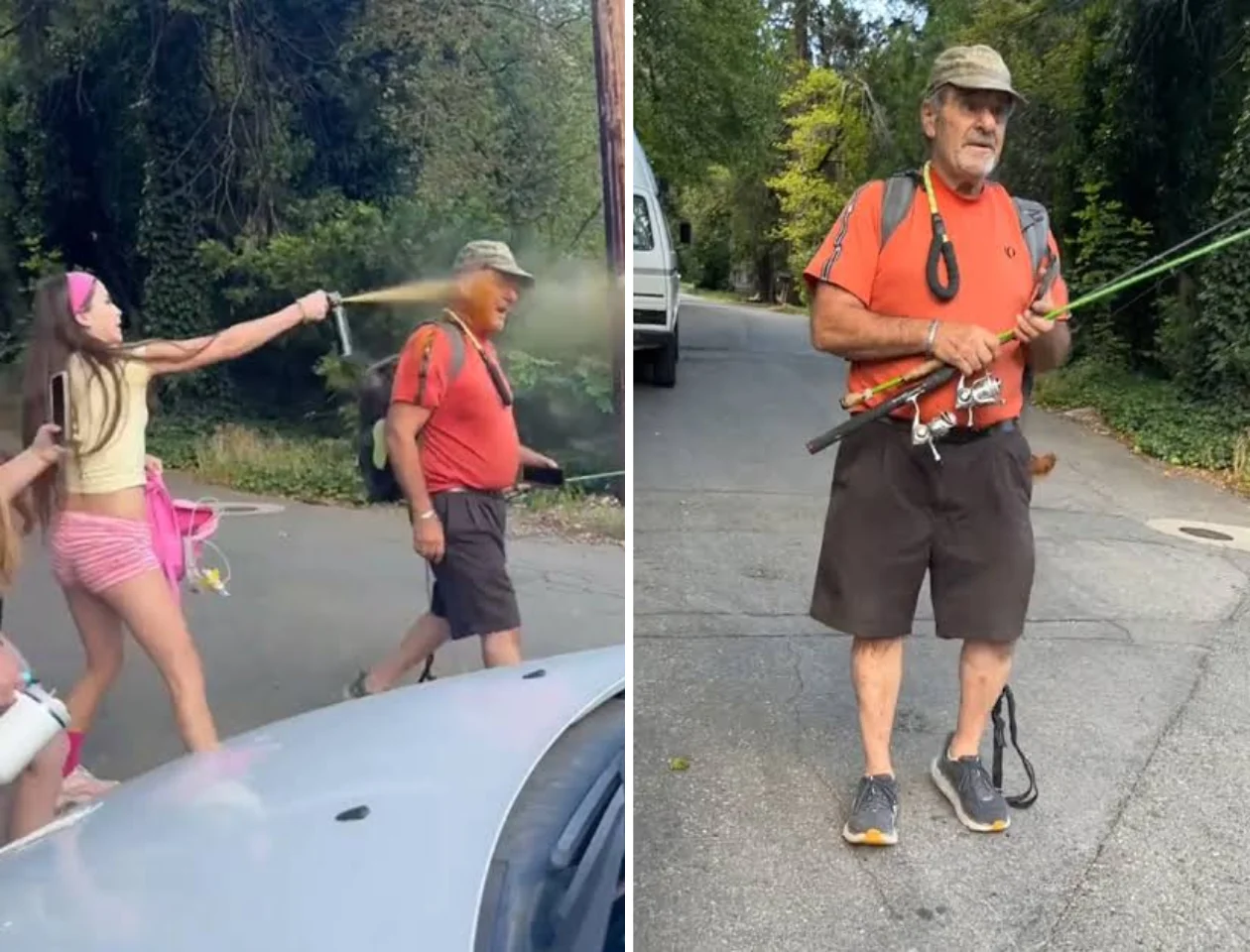 WATCH: Woman Bear-Sprays Elderly Man on California Hiking Trail After He Confronts Their Group