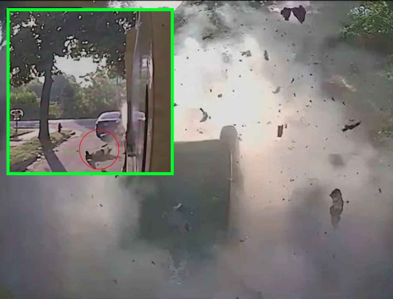 WATCH: Oxygen Tanks Explode Inside Milwaukee Garbage Truck, Injuring Sanitation Worker