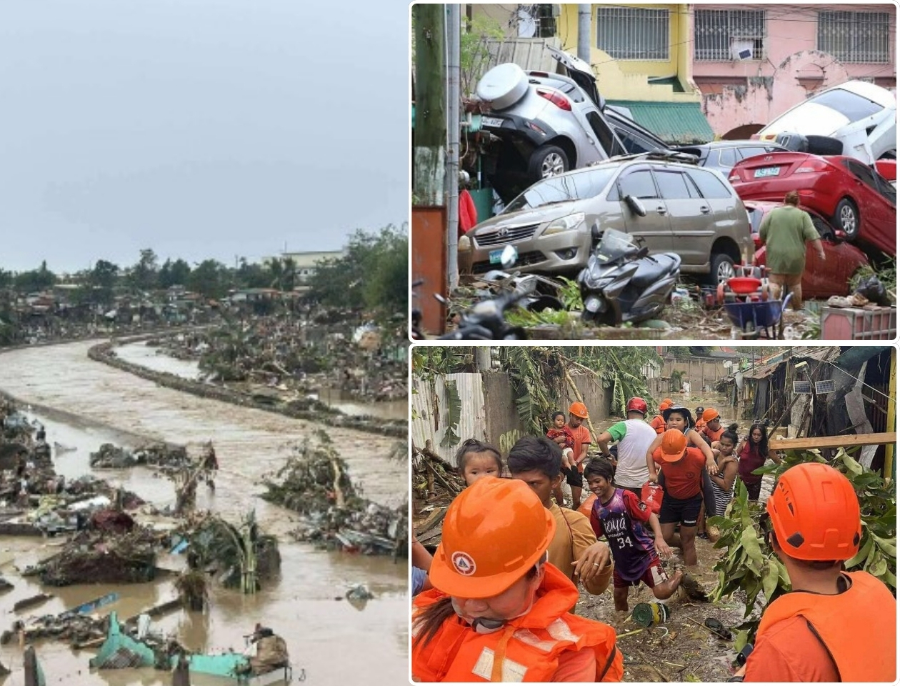 WATCH: At Least 66 Dead by Typhoon Kalmaegi Flooding Devastation in Central Philippines